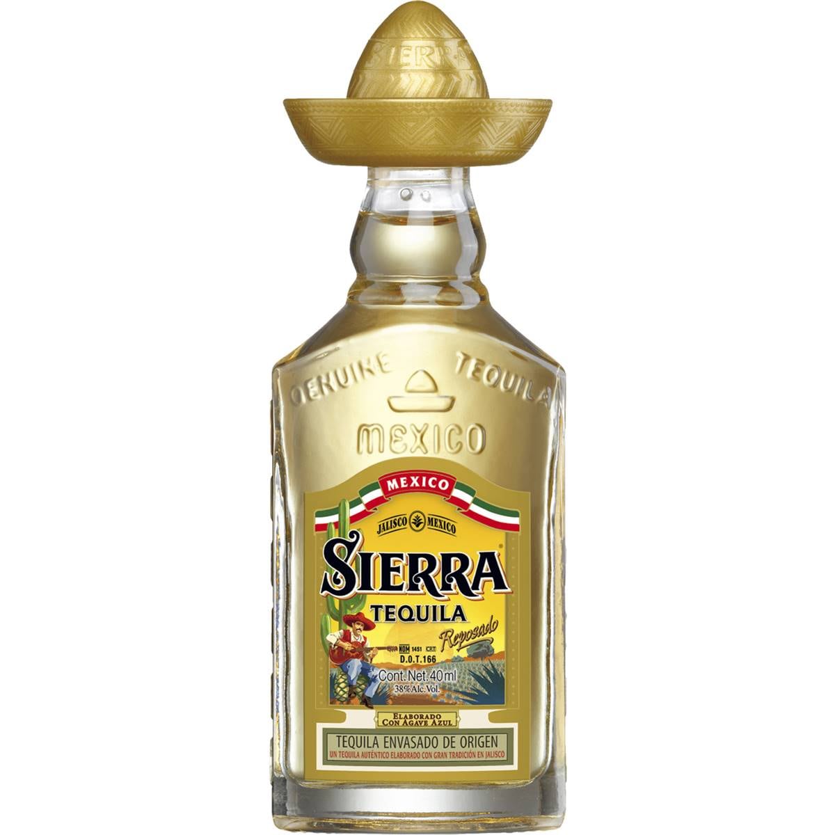 Sierra Gold Tequila 40ml Woolworths