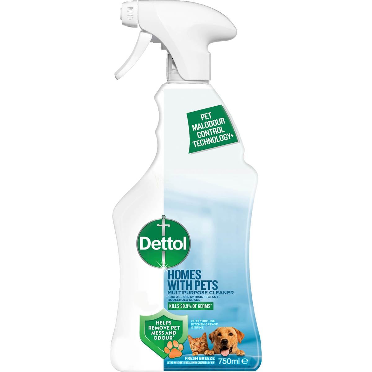 Dettol Homes With Pets Multipurpose Cleaner 750mL