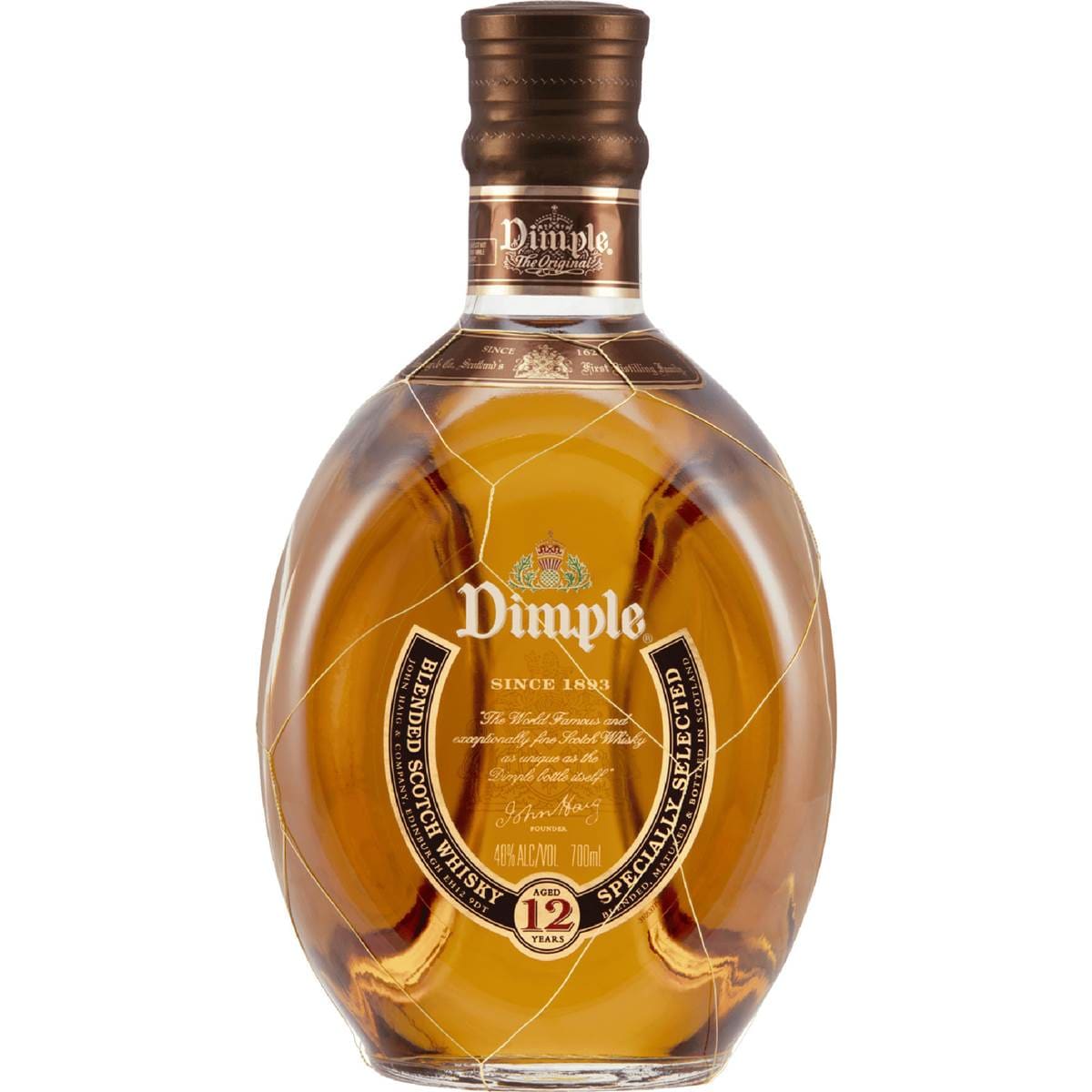 Calories in Dimple Scotch Whisky 12 Years Old calcount