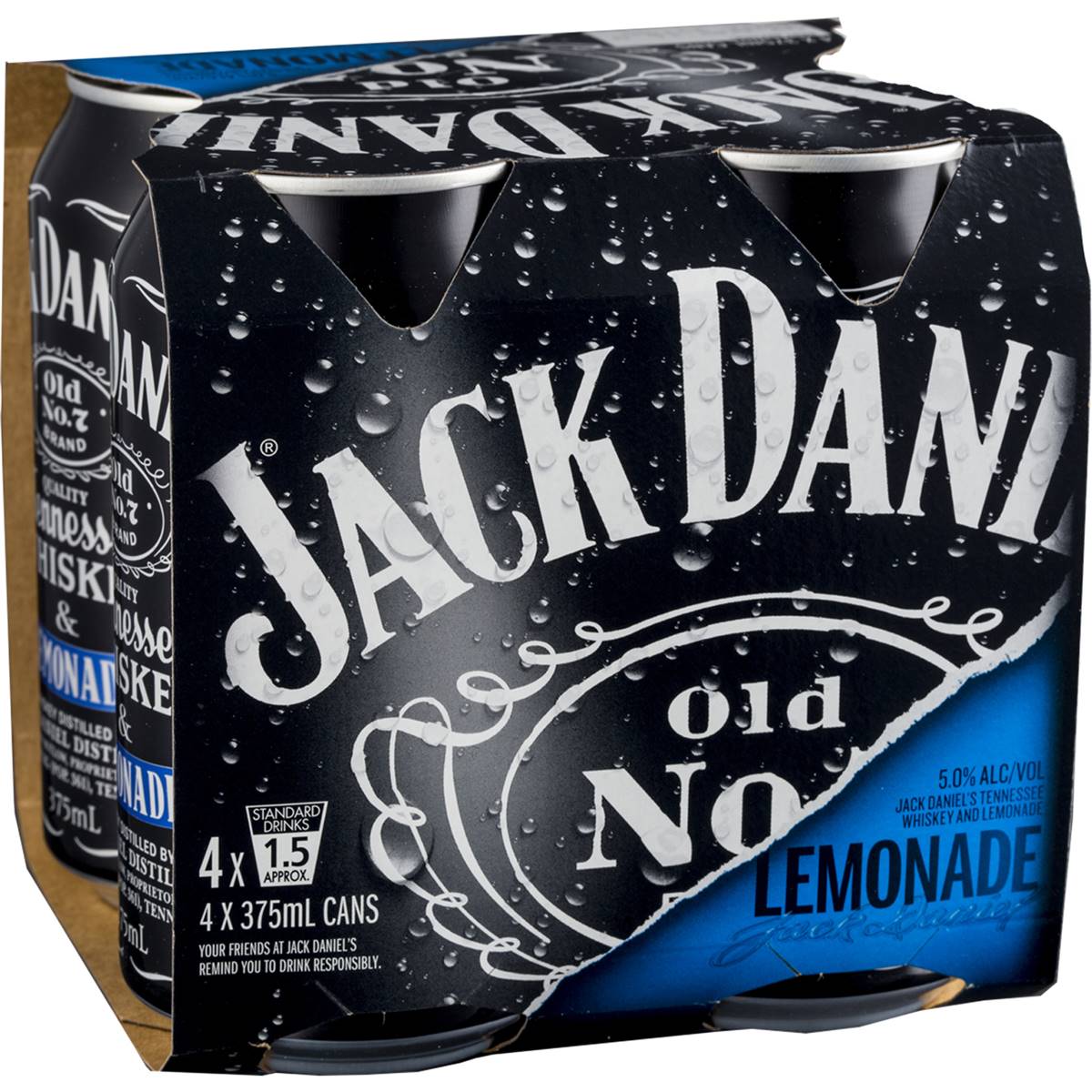 Jack Daniel's Tennessee Whiskey & Lemonade Cans