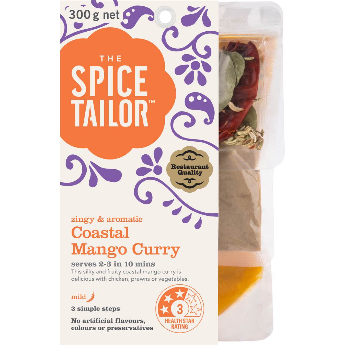 The Spice Tailor Coastal Mango Curry Mild 300g