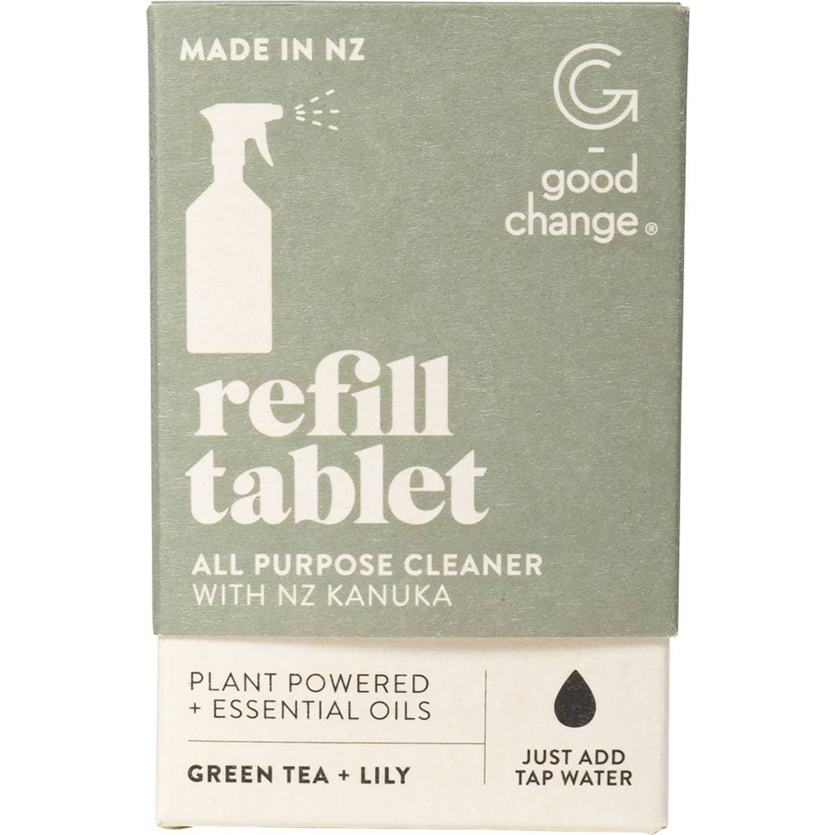 Good Change Store All Purpose Cleaner Refill Tablet Green Tea & Lily each