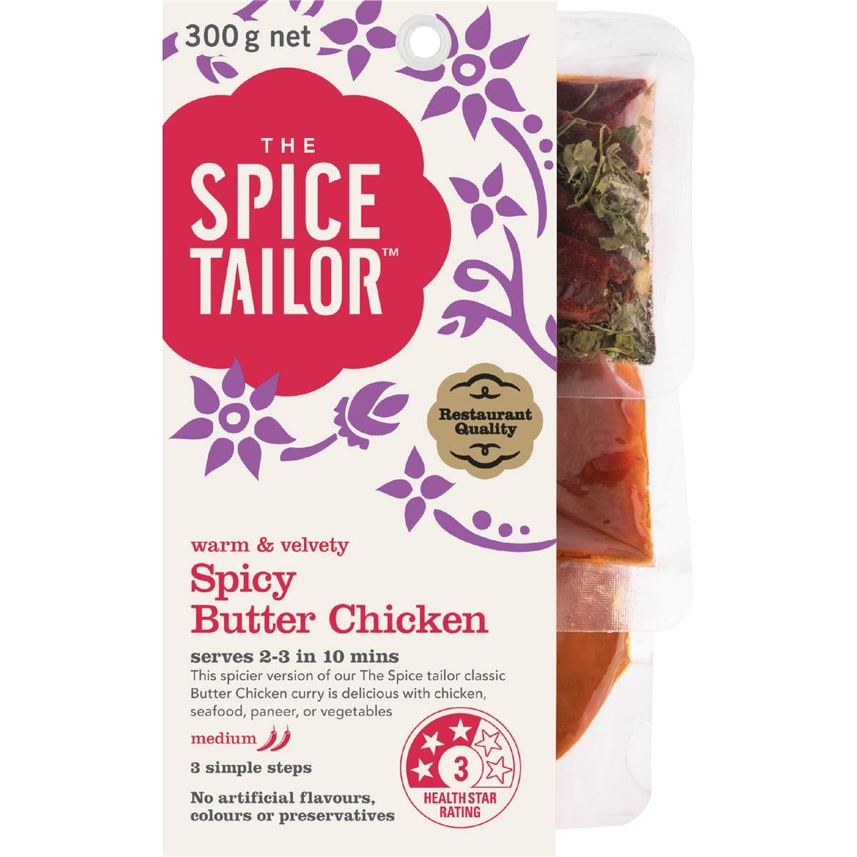 The Spice Tailor Spicy Butter Chicken Medium 300g