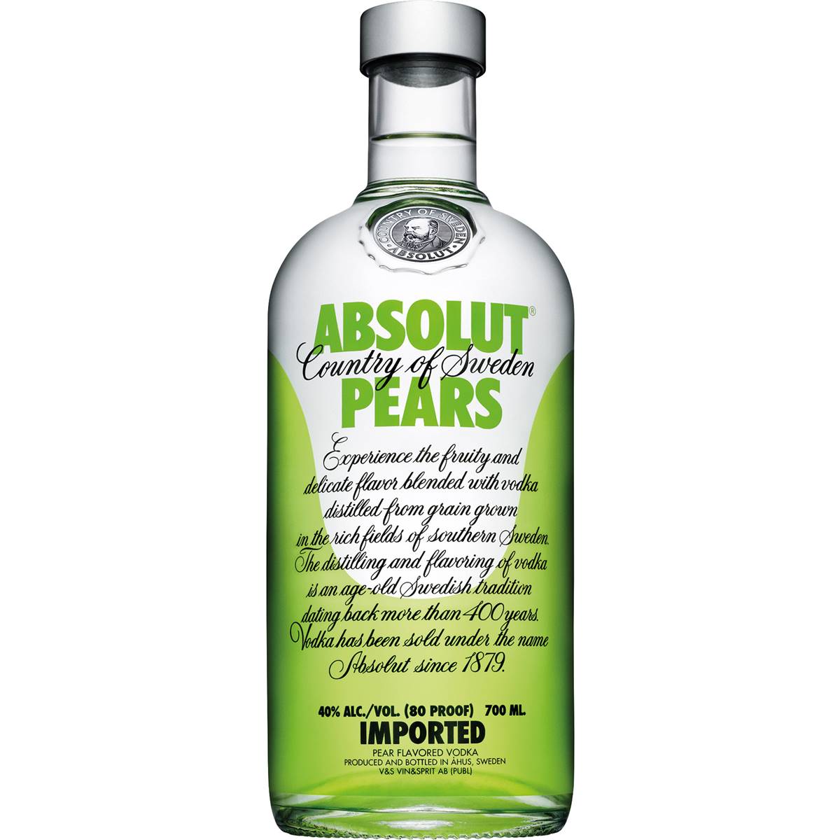 Absolut Pear Flavoured Vodka Bottle 700ml | Woolworths