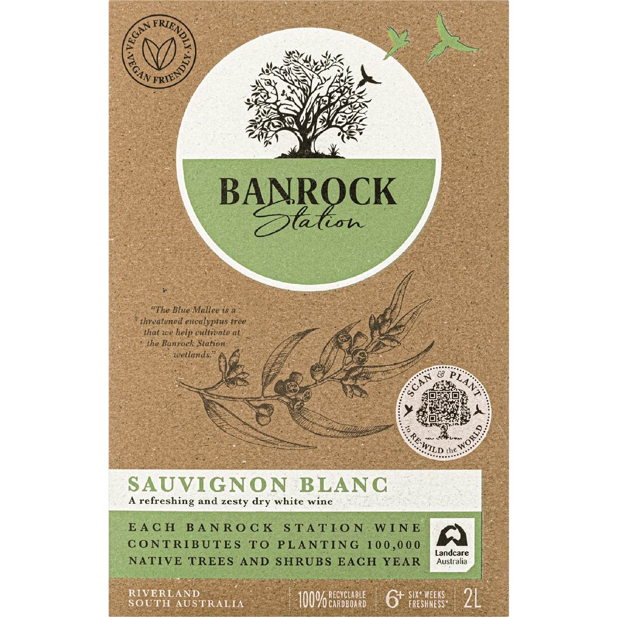 Banrock Station Cask Wine Sauvignon Blanc 2l Woolworths