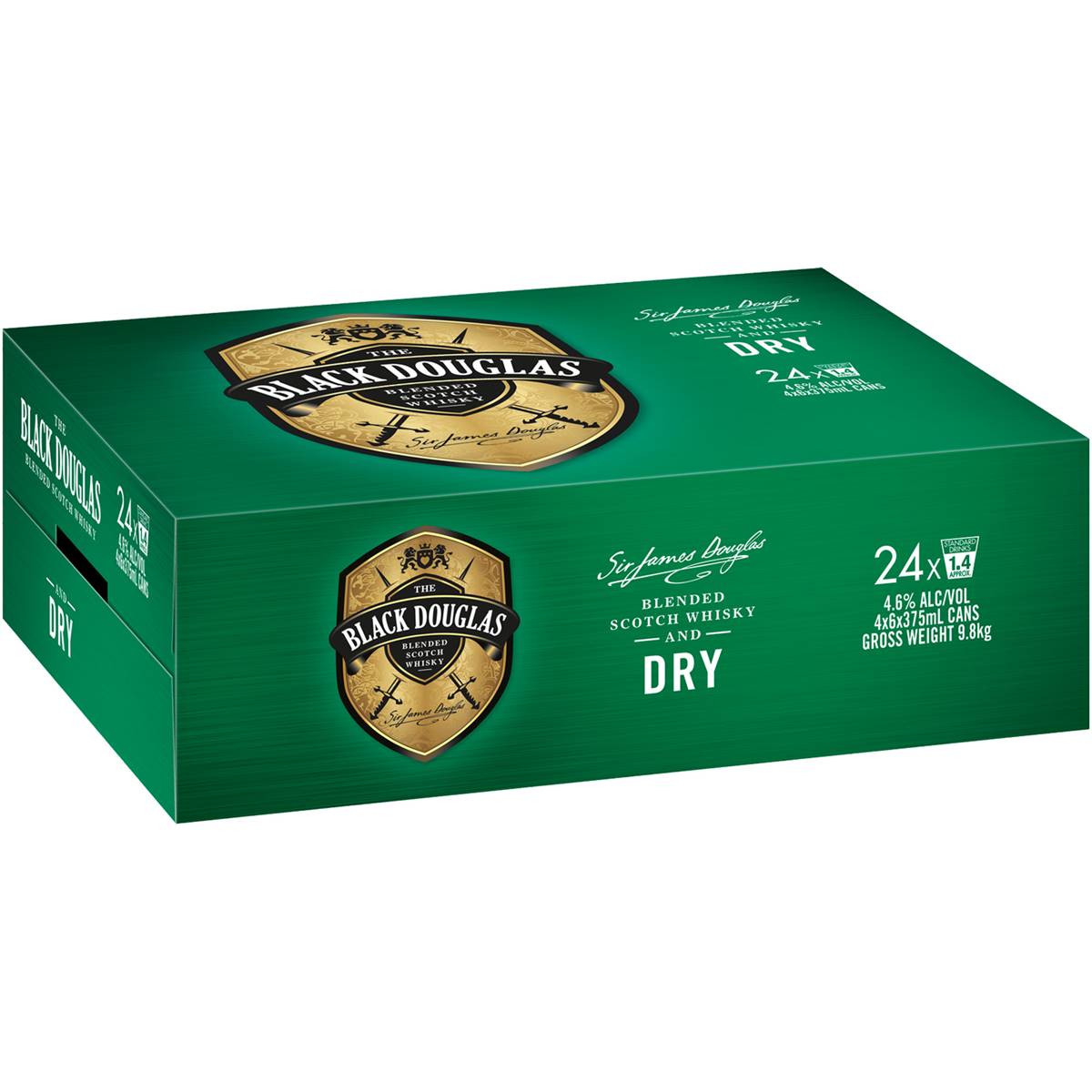 Black Douglas Whisky & Dry Cans