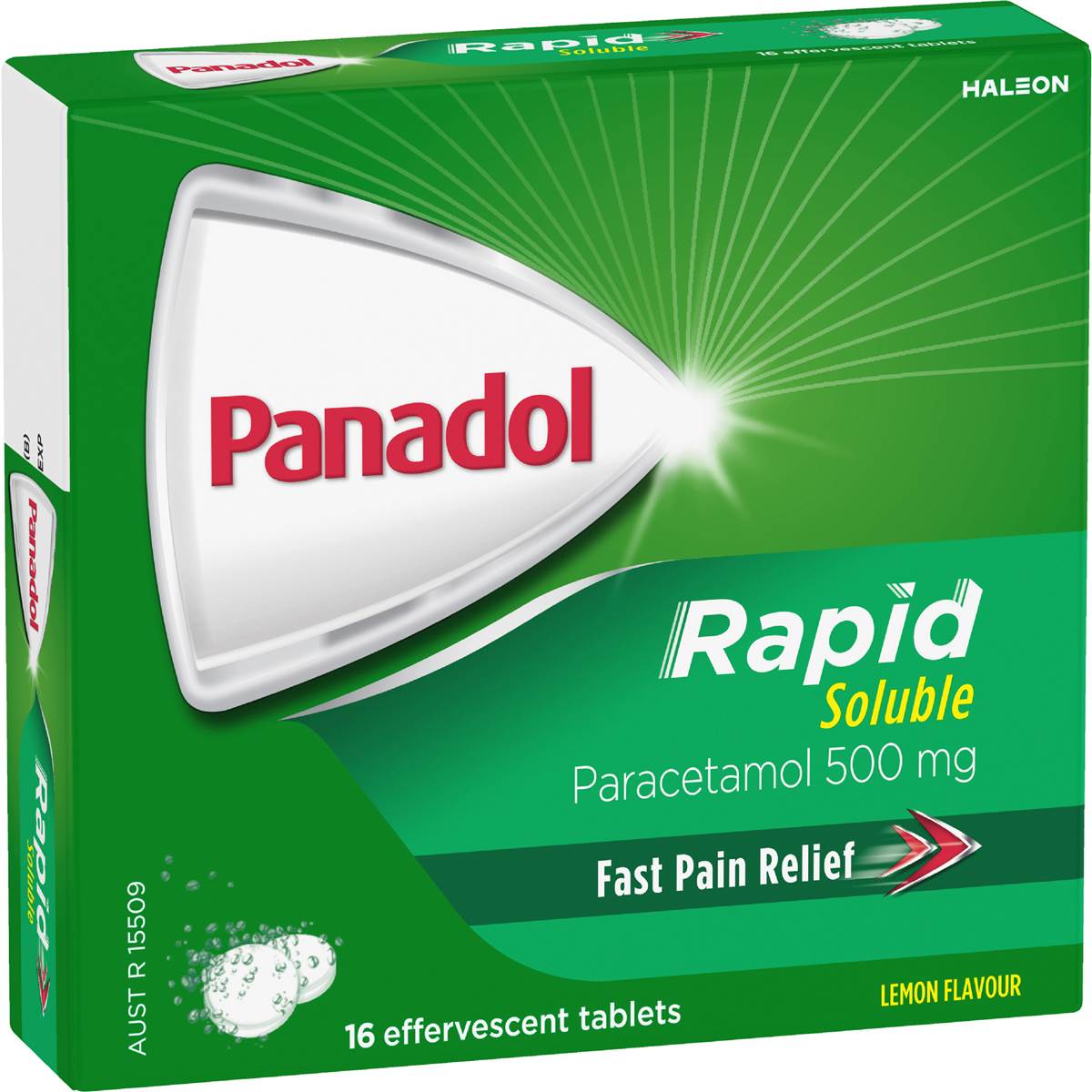 Panadol Rapid Soluble With Paracetamol 500mg 16 pack