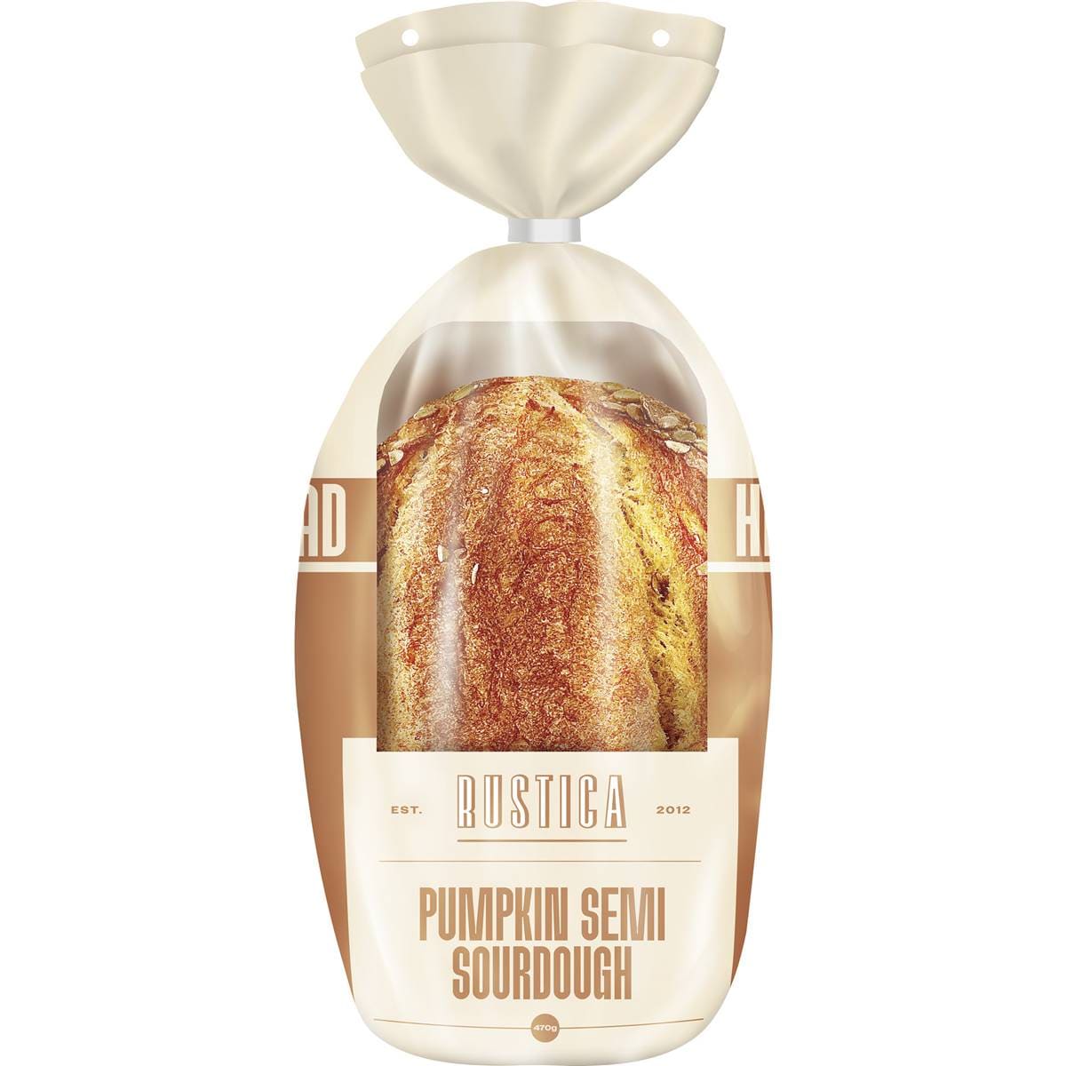 Rustica Pumpkin Semi Sourdough Bread Loaf 765g