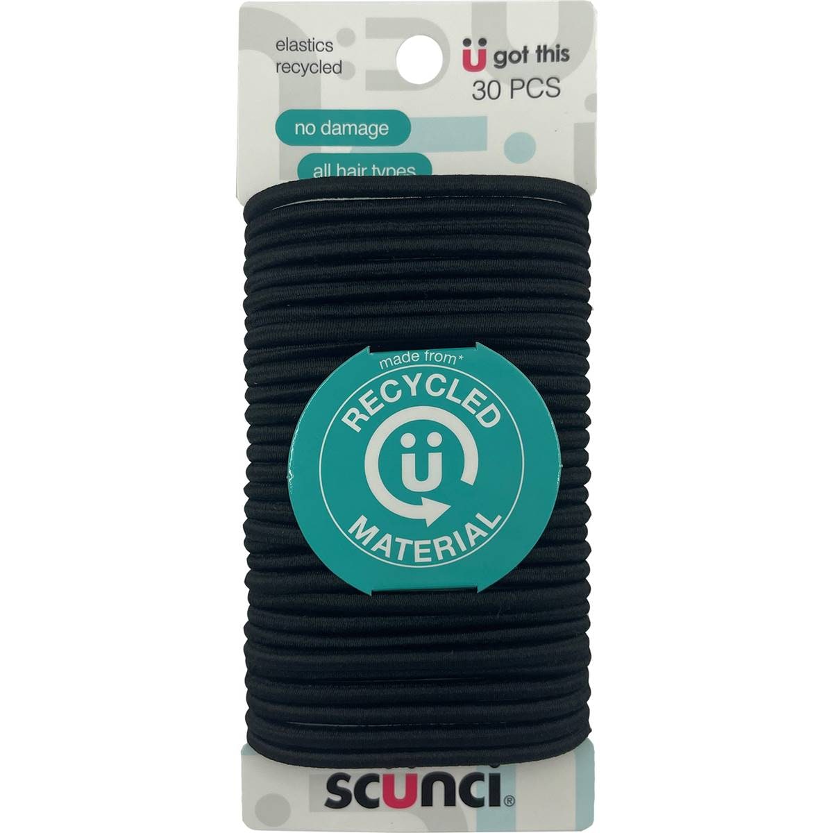 Scunci Hair Elastics 30 pack