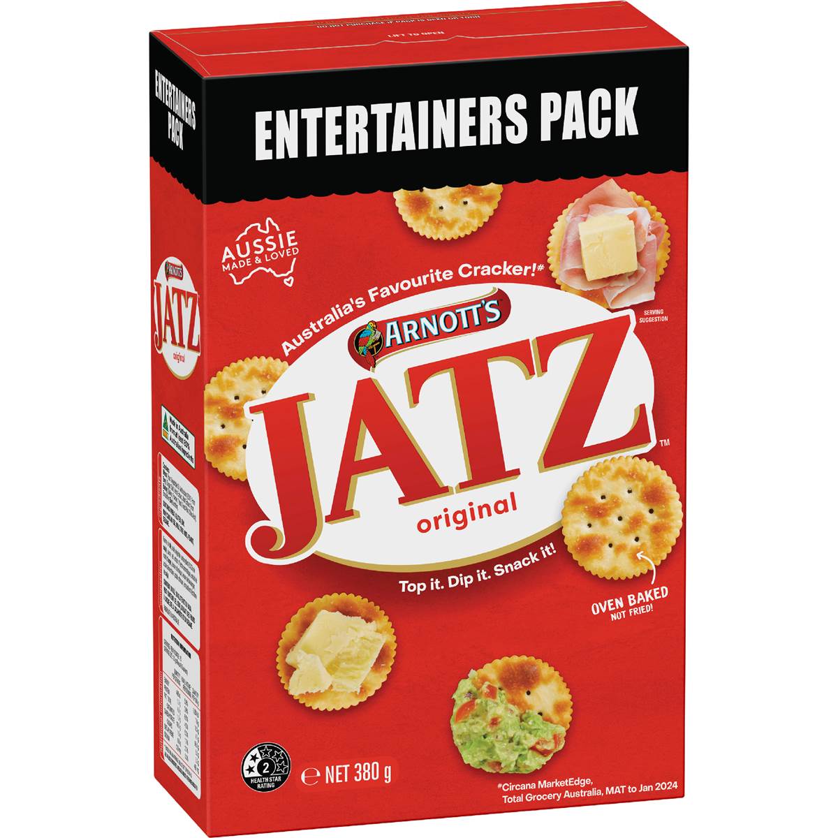 Arnott's Jatz Original Entertainers Pack 380g