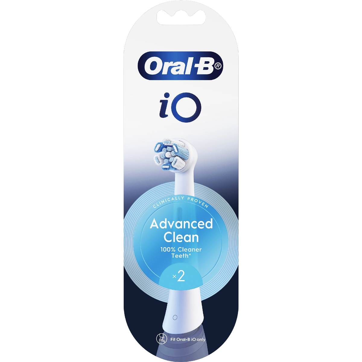 Oral-B iO Advanced Clean Tooth Brush Refills 2 pack