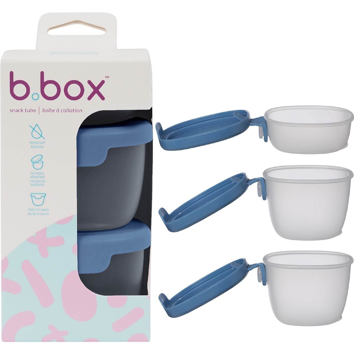 B.Box Snack Tubs Assorted 3 pack