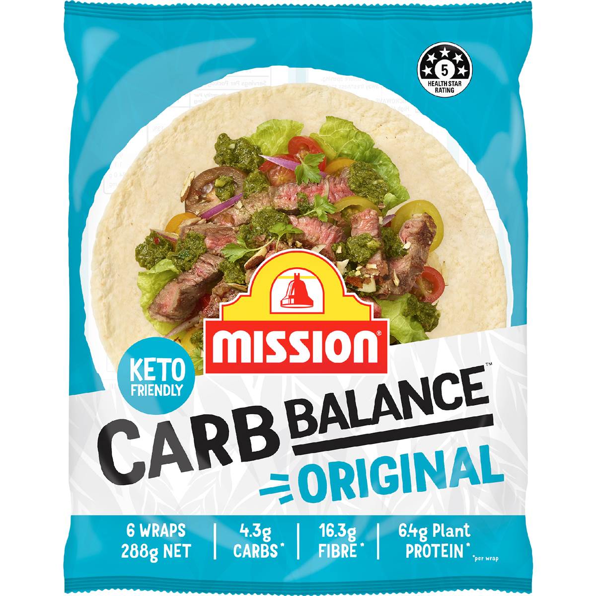 Mission Carb Balance Original Wraps 6 pack