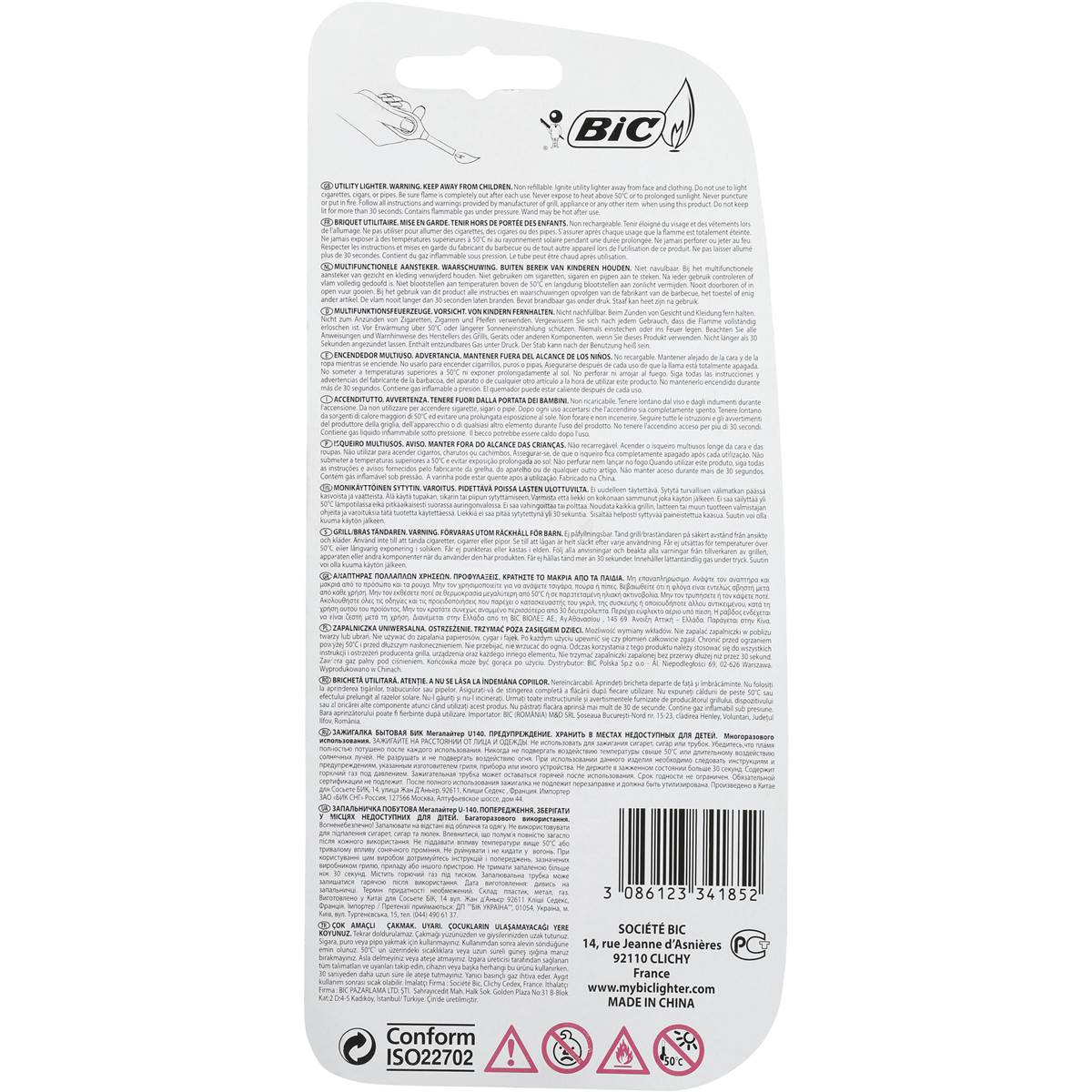 Bic Mega Lighter Each Woolworths