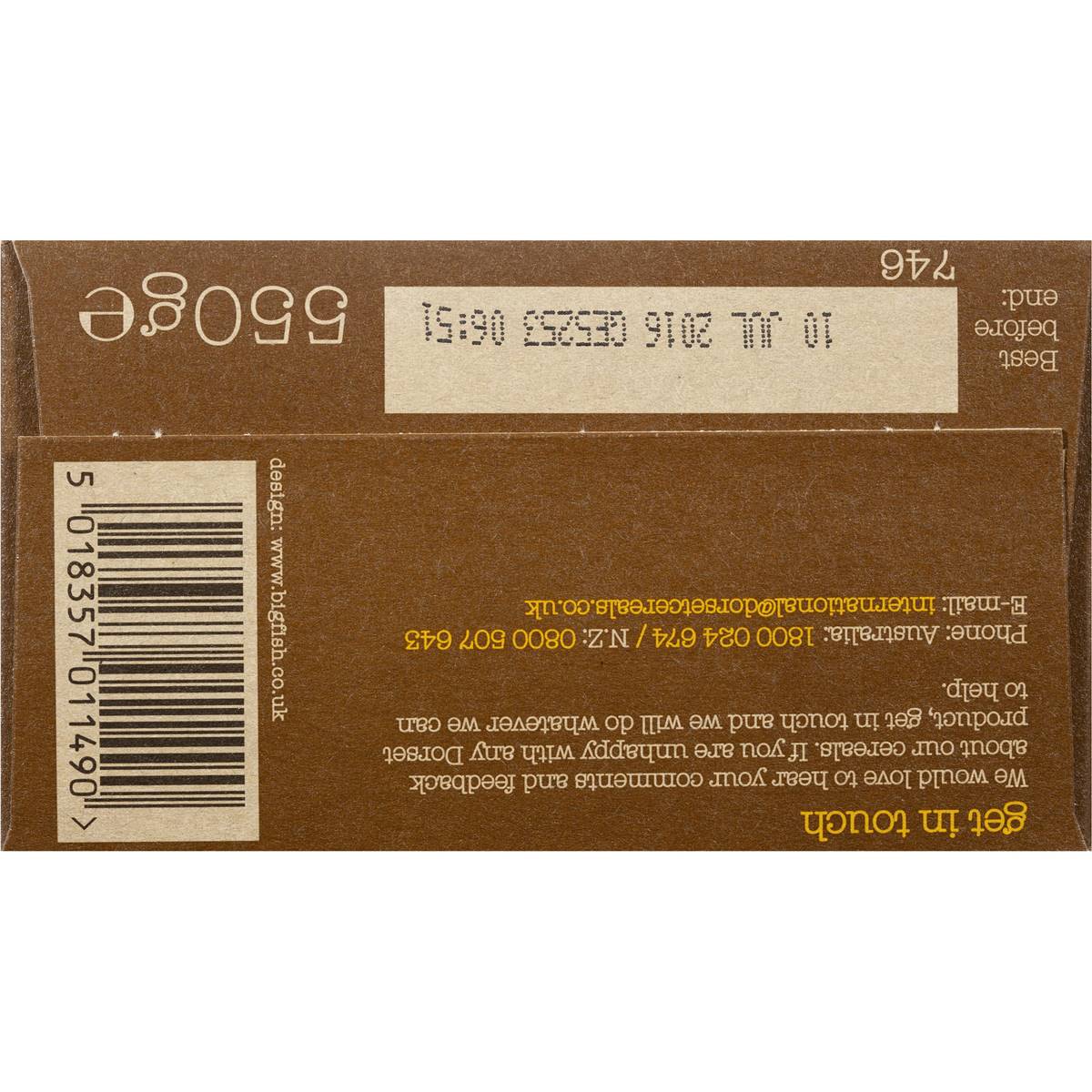 Dorset Cereals Simply Nut Granola 550g Woolworths