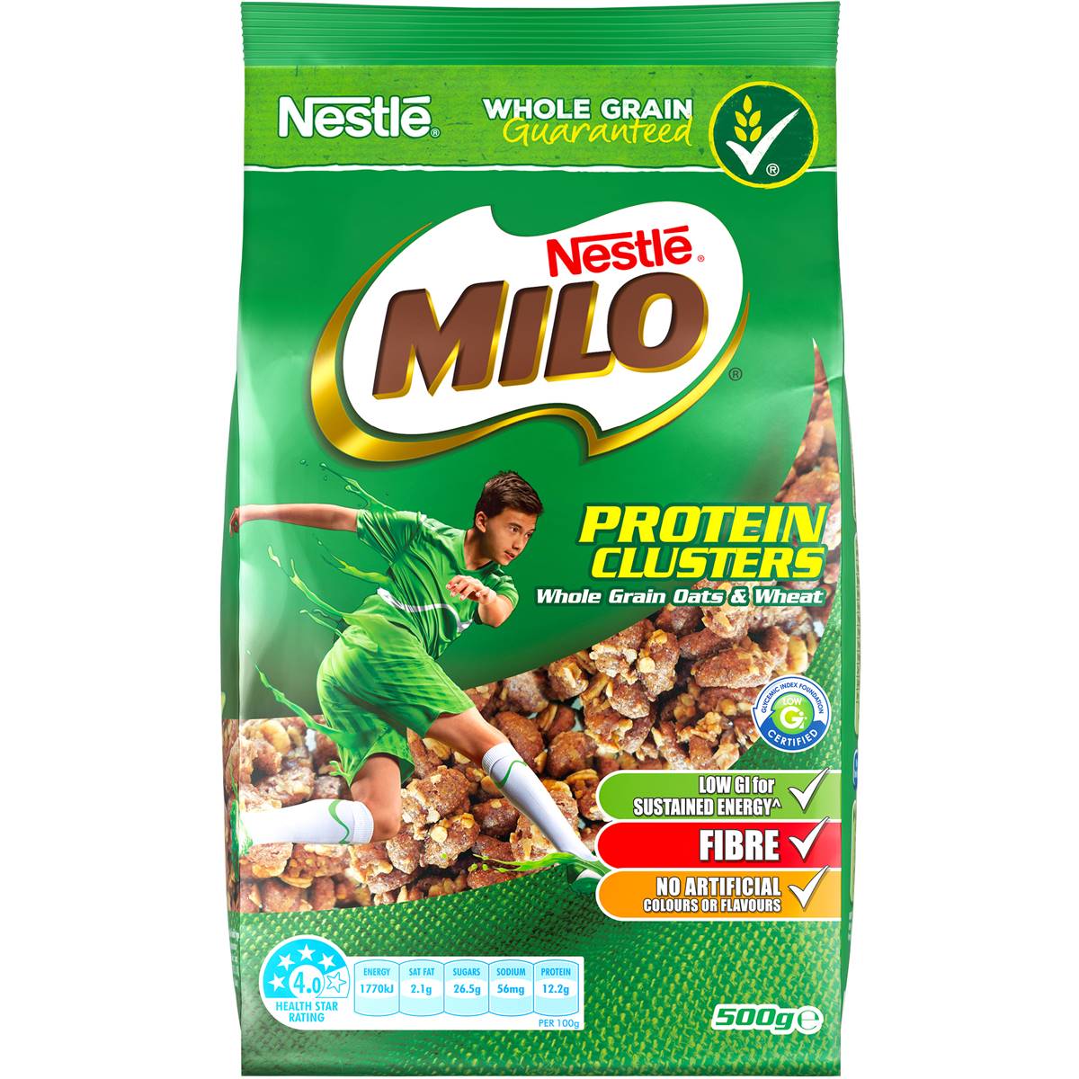 Nestle Milo Protein Clusters 500g Woolworths