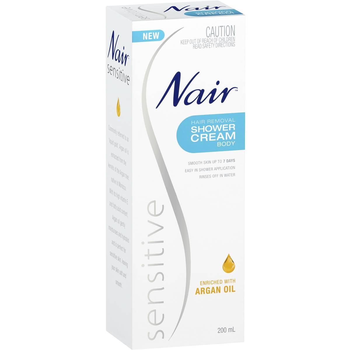 Nair Sensitive Hair Removal Shower Cream 200ml Woolworths