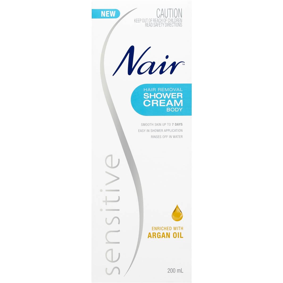 Nair Sensitive Hair Removal Shower Cream 200ml Woolworths