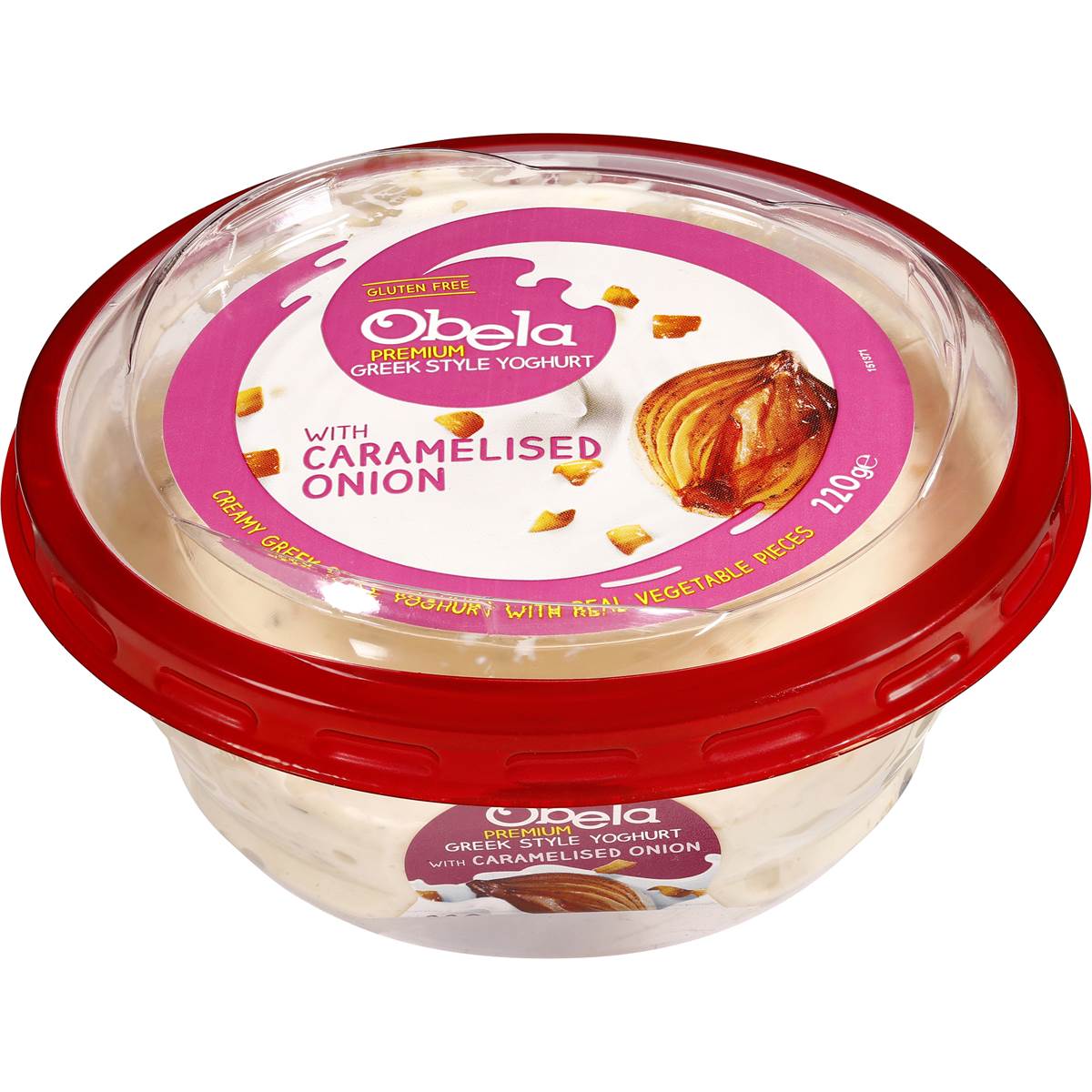 Obela Greek Style Yoghurt Dip With Caramelised Onion 220g Woolworths