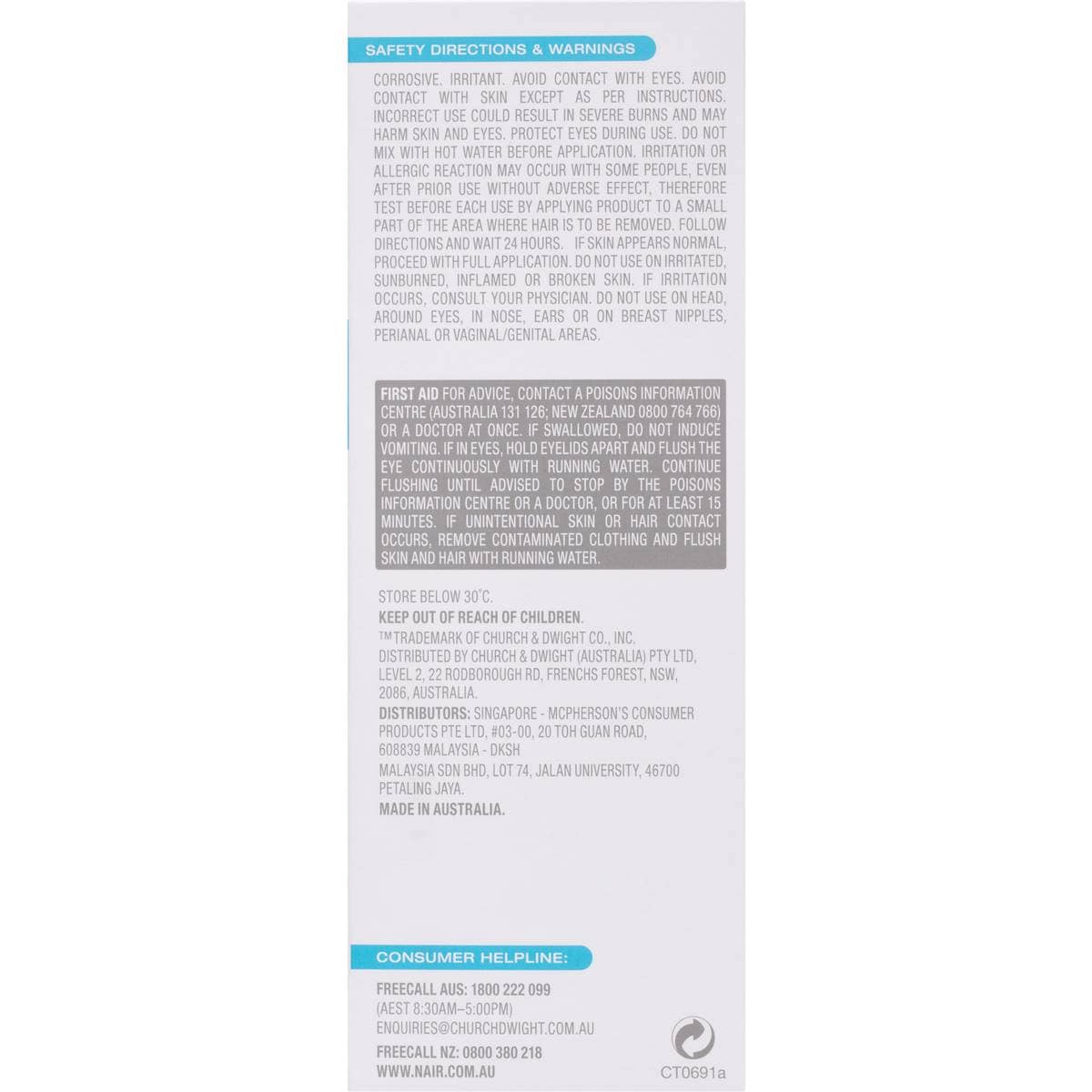 Nair Sensitive Hair Removal Cream 150g Woolworths