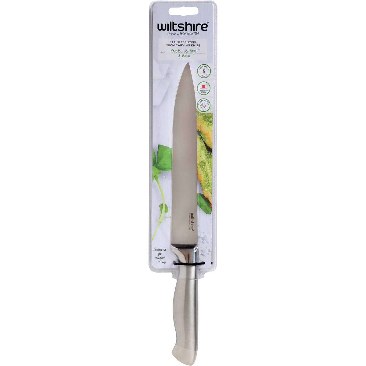 Wiltshire Stainless Steel Carving Knife 20cm Each Woolworths