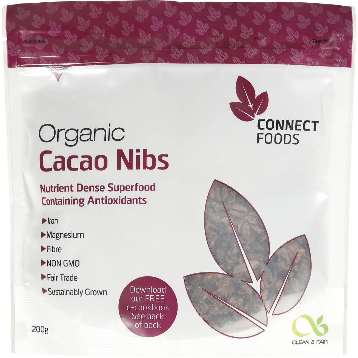 Connect Foods Organic Cacao Nibs 200g Woolworths connect-foods-organic-cacao-nibs-200g-woolworths