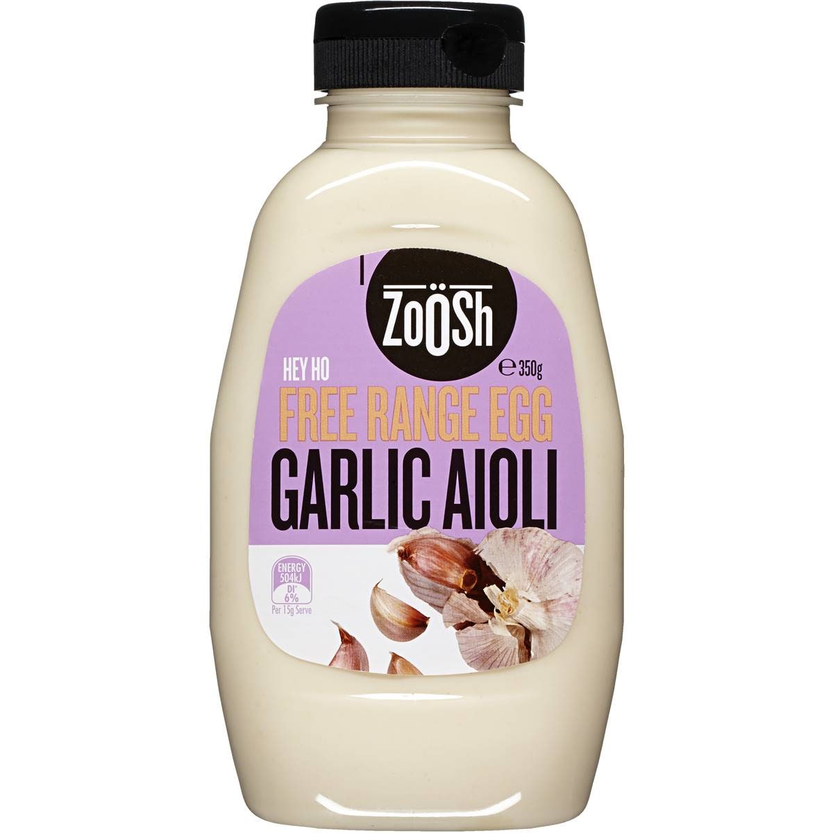 Zoosh Free Range Egg Garlic Aioli 350g Woolworths