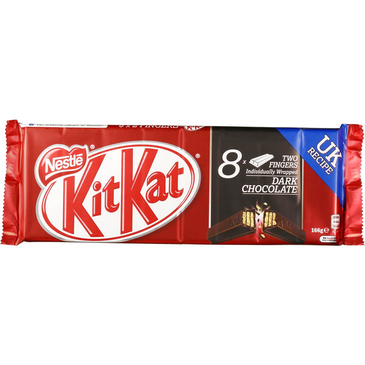 Kit Kat 2 Finger Dark Chocolate Biscuit 166g Woolworths