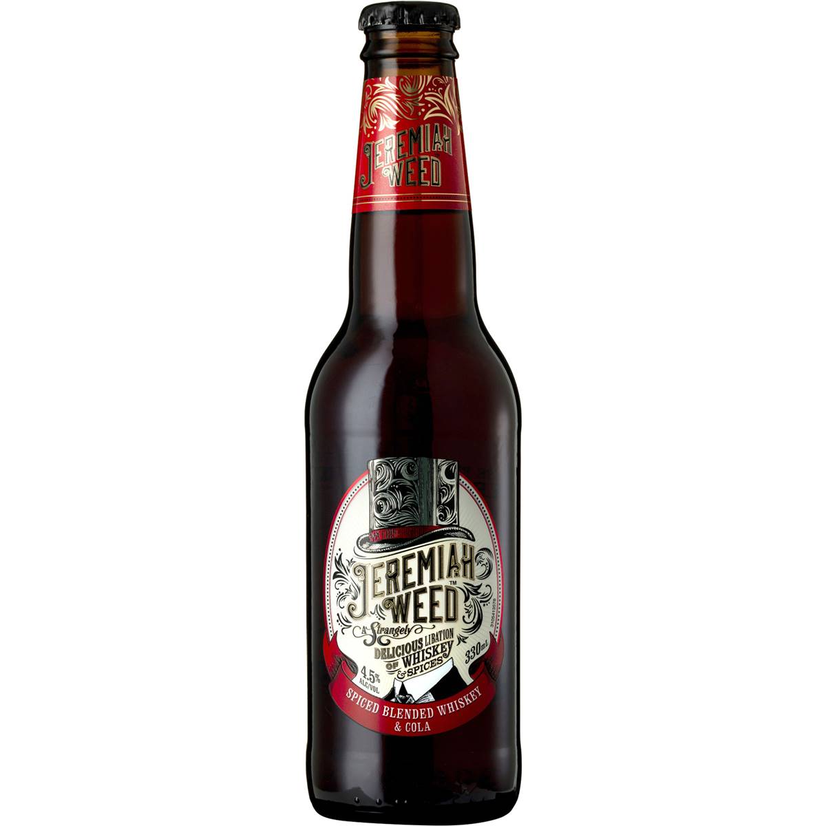 Jeremiah Weed Bourbon & Cola 330ml Bottle | Woolworths