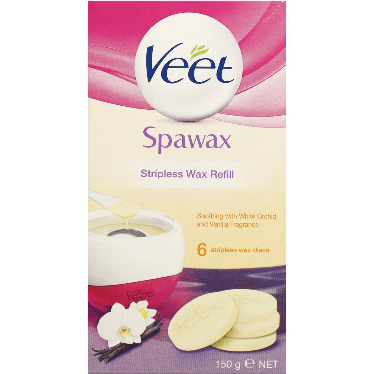 Veet Spawax Warm Kit Refill Vanilla 15g Woolworths