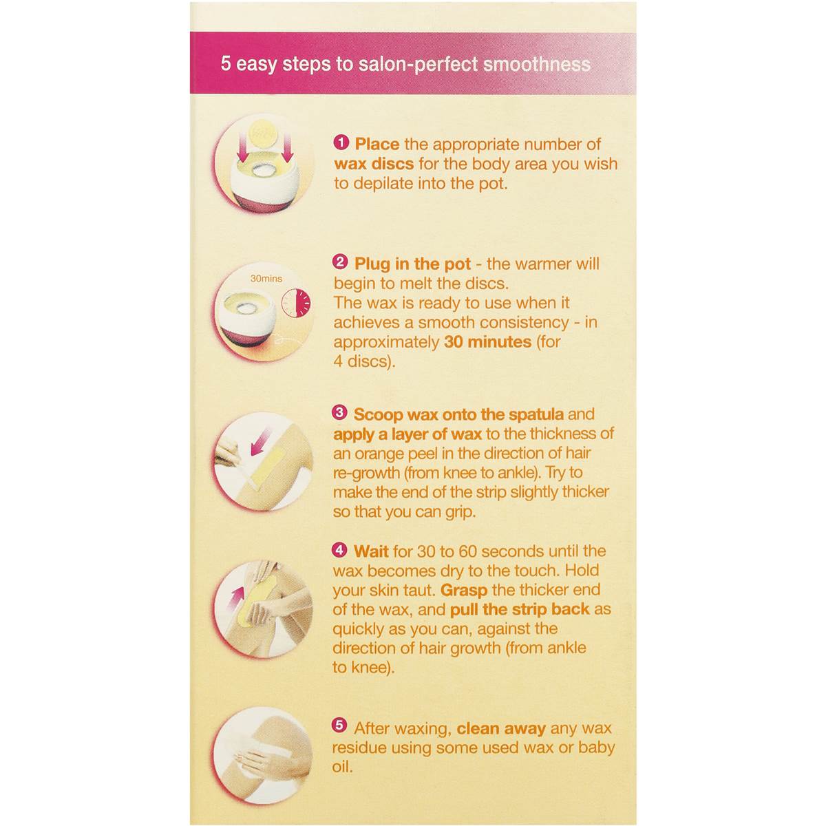 Veet Spawax Warm Kit Refill Vanilla 15g Woolworths