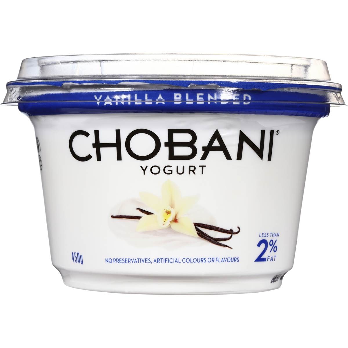 Chobani Vanilla Blended Yoghurt 450g Woolworths