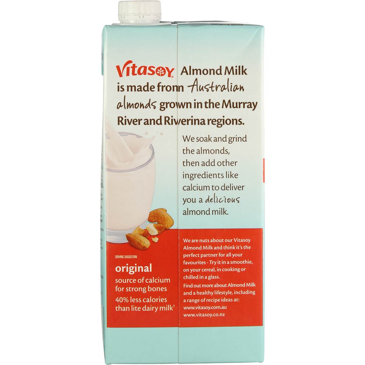 Vitasoy Almond Milk Original 1l Woolworths