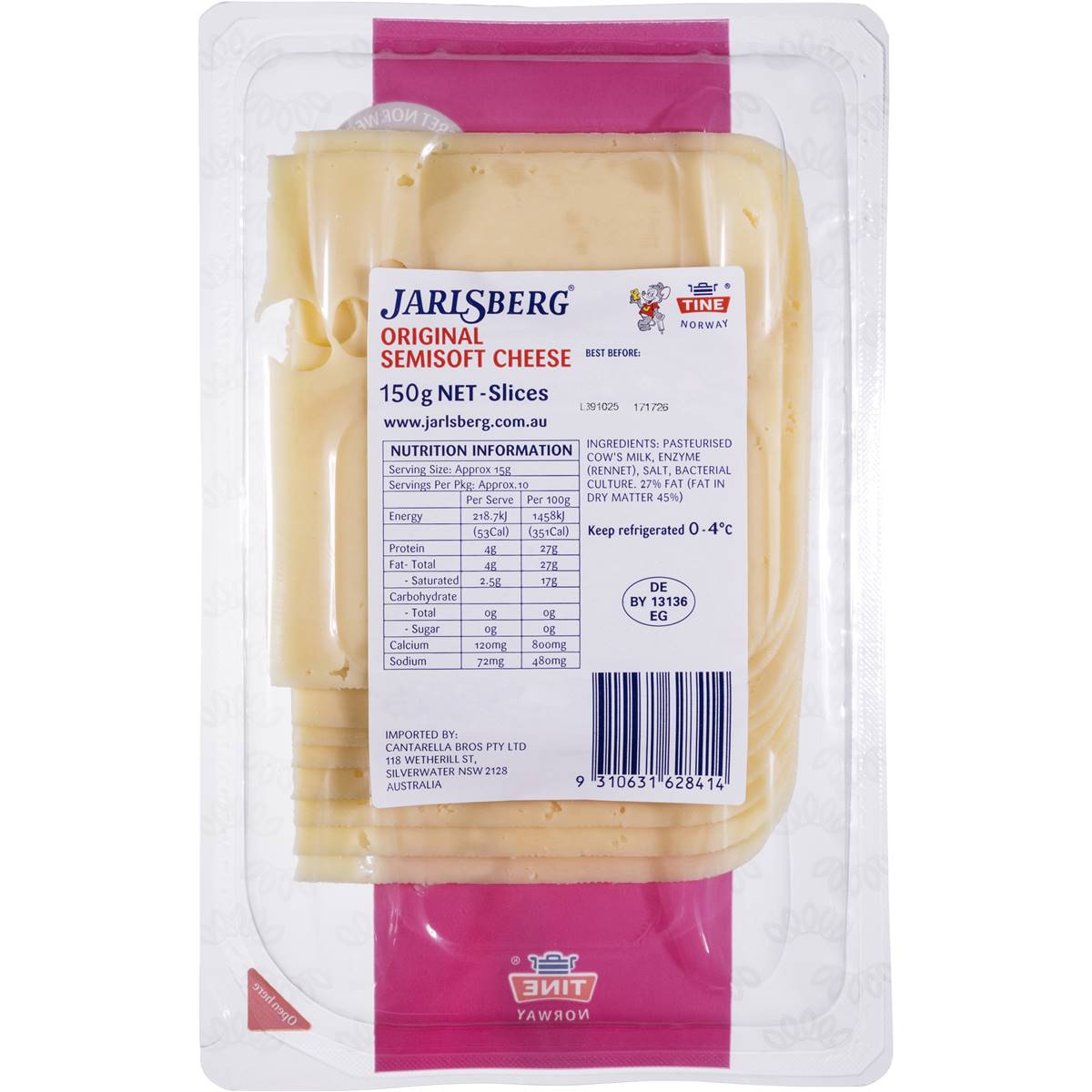 Jarlsberg Cheese Slices