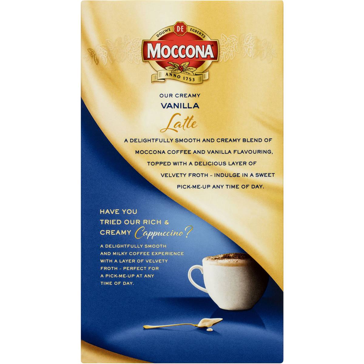 Moccona Coffee Sachets Vanilla Latte 150g 10 Pack Woolworths