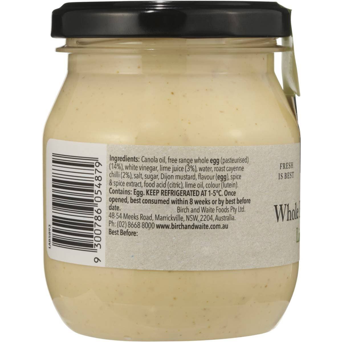 Birch & Waite Lime And Chilli Mayonnaise 250ml Woolworths