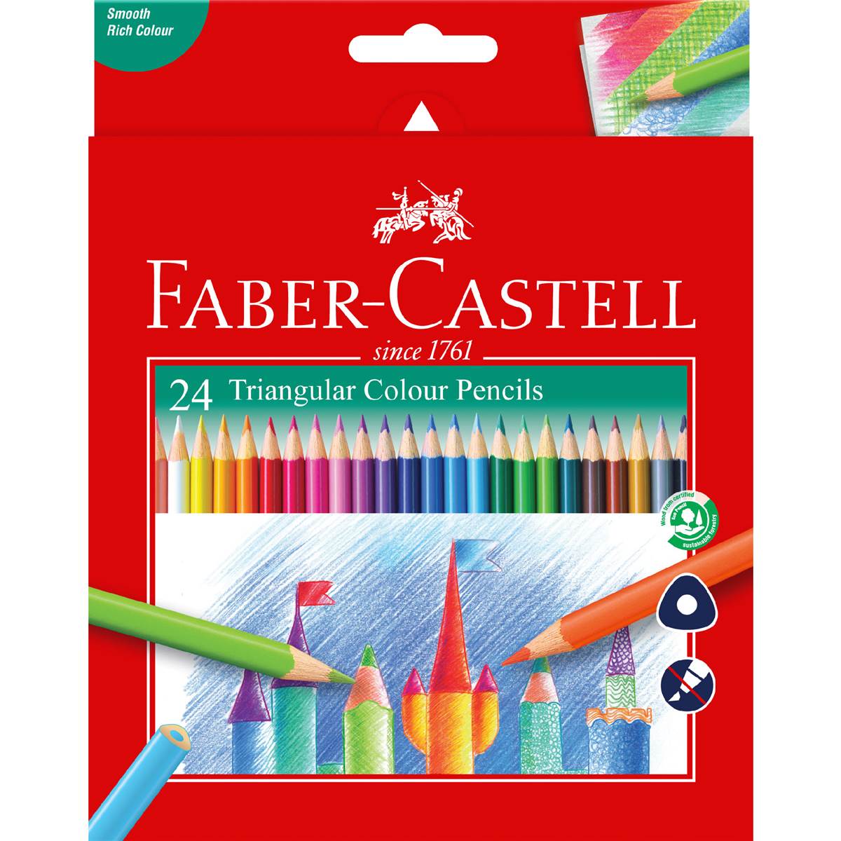 Fabercastell Coloured Pencils 24 Pack Woolworths