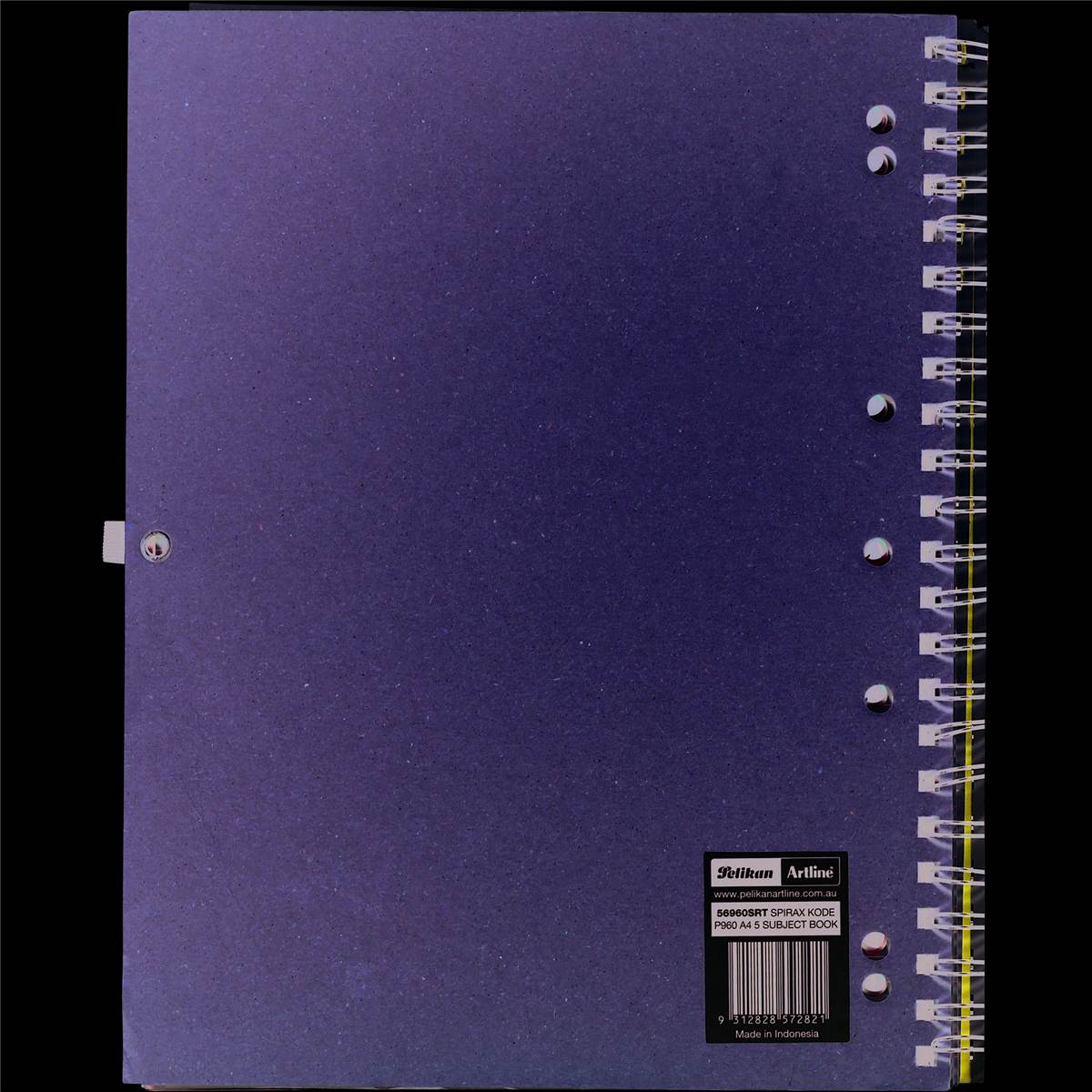 Spirax 5 Subject Book A4 Assorted Colours 250pg each Woolworths