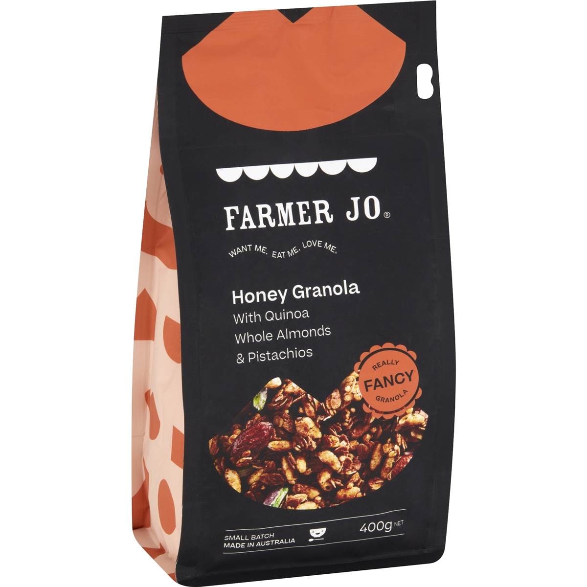 Farmer Jo Granola Twice Baked Pistachio & Quinoa 400g Woolworths