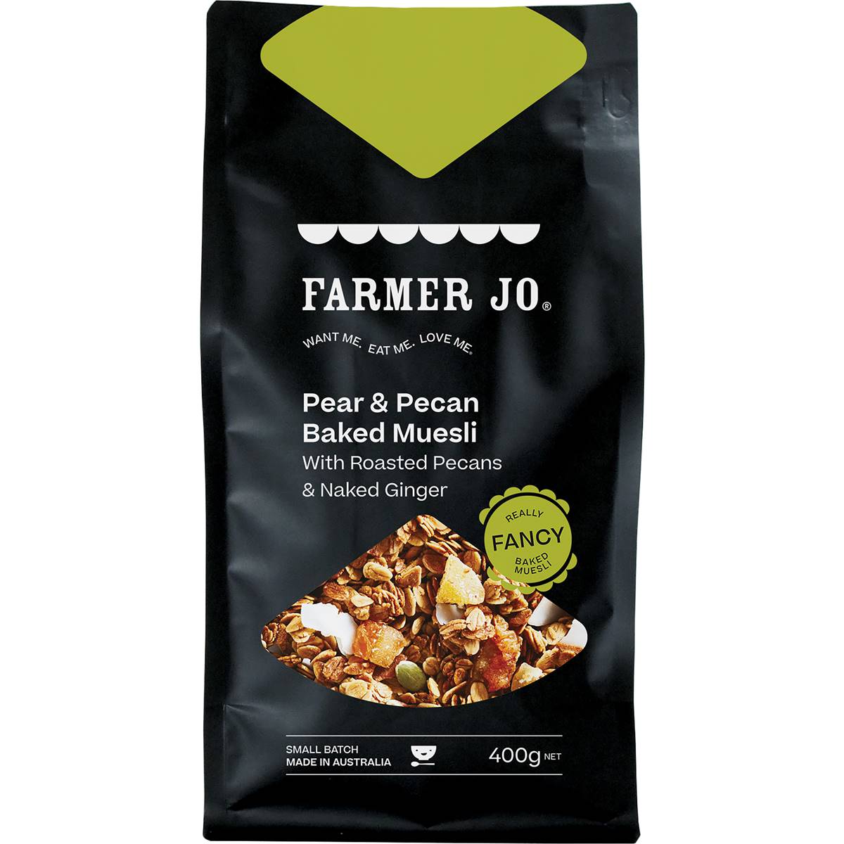 Farmer Jo Muesli Pear Pecan & Spiced Ginger