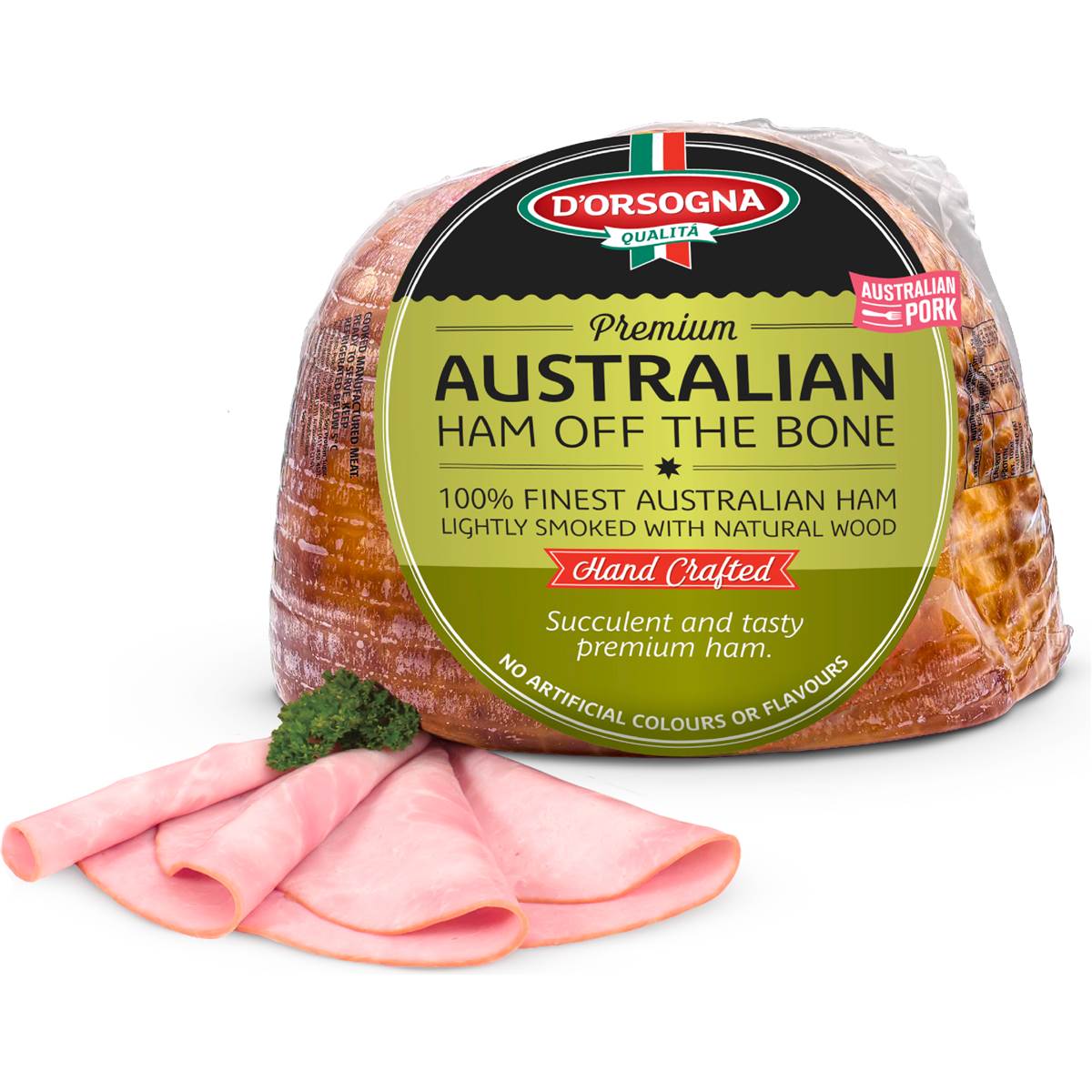 D'orsogna Premium Ham Off The Bone Sliced From The Deli Per Kg Woolworths