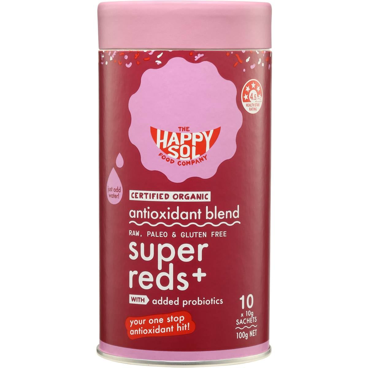 Happy Sol Smoothie Super Reds 100g Woolworths