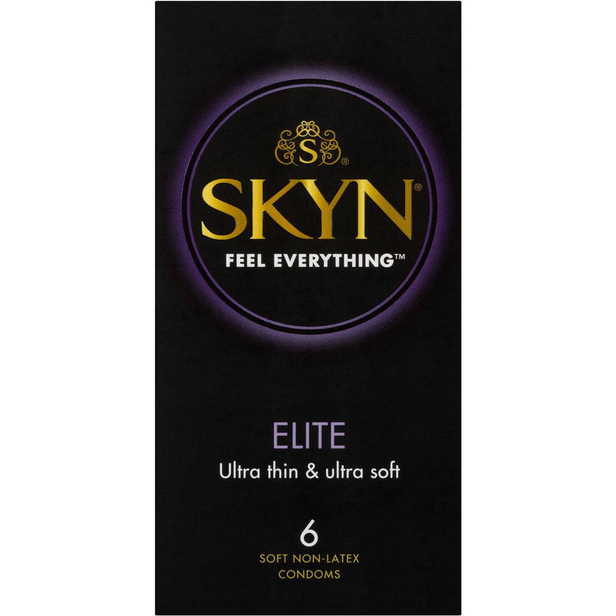Skyn Elite Ultra Thin & Ultra Soft Nonlatex Condoms 6 Pack Woolworths