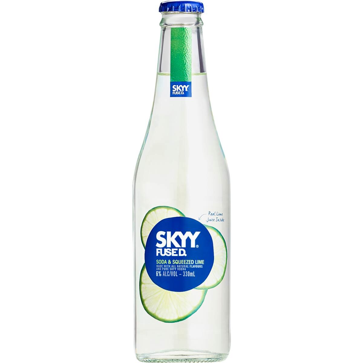 Skyy Fused Vodka Soda & Lime