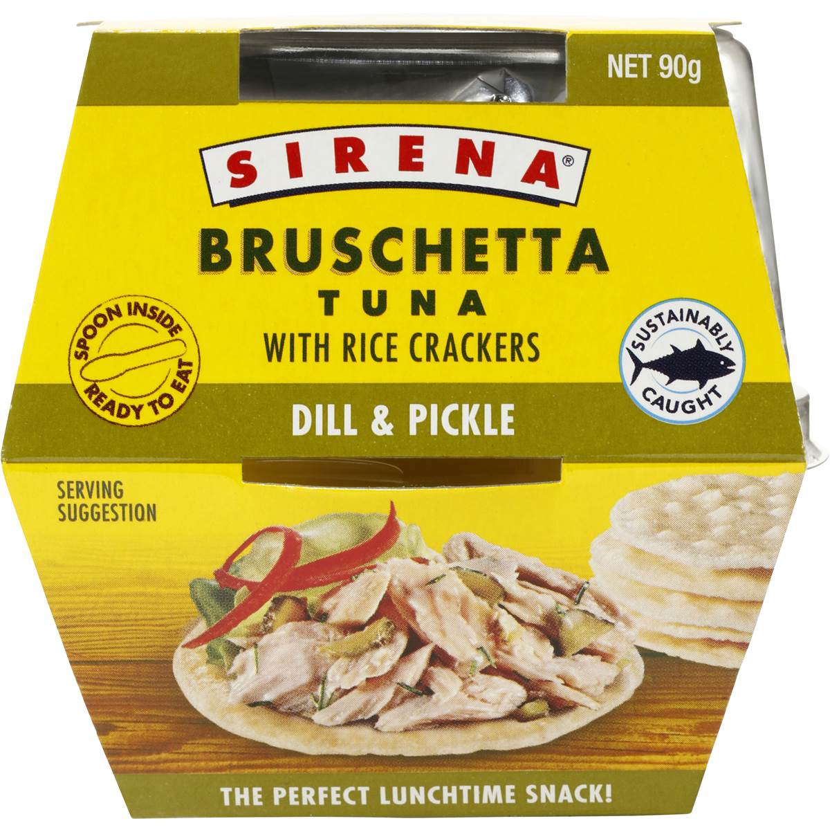 Sirena Bruschetta & Crackers Dill Pickle 90g Woolworths