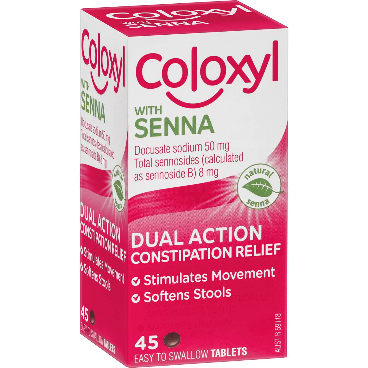 Coloxyl & Senna Tablets 45 Pack Woolworths
