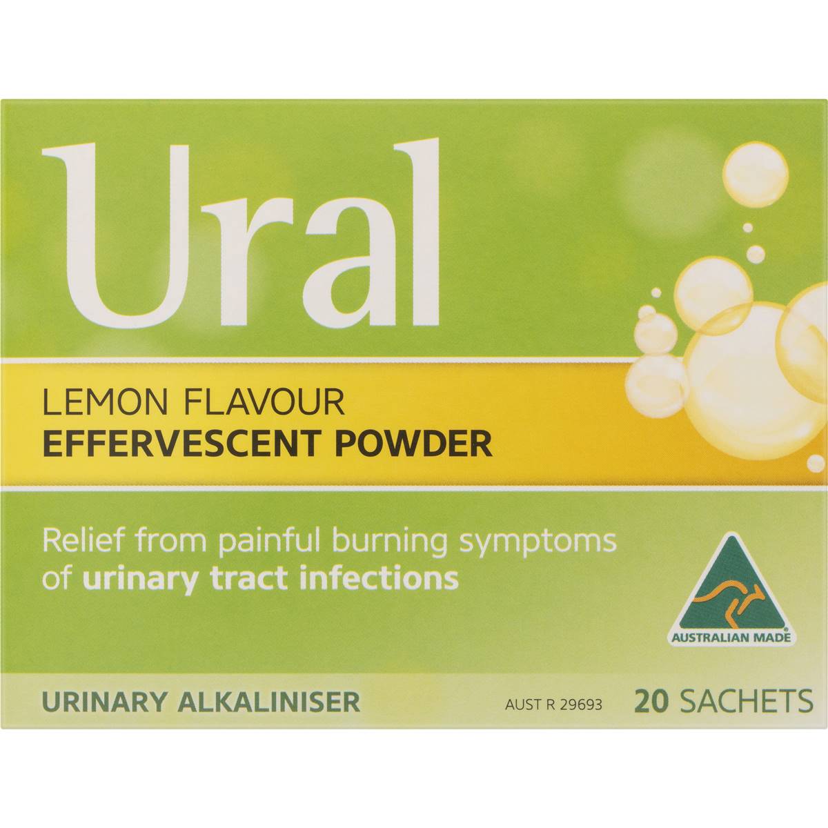 Ural Sachets Effervescent Powder 20x4gm | Woolworths