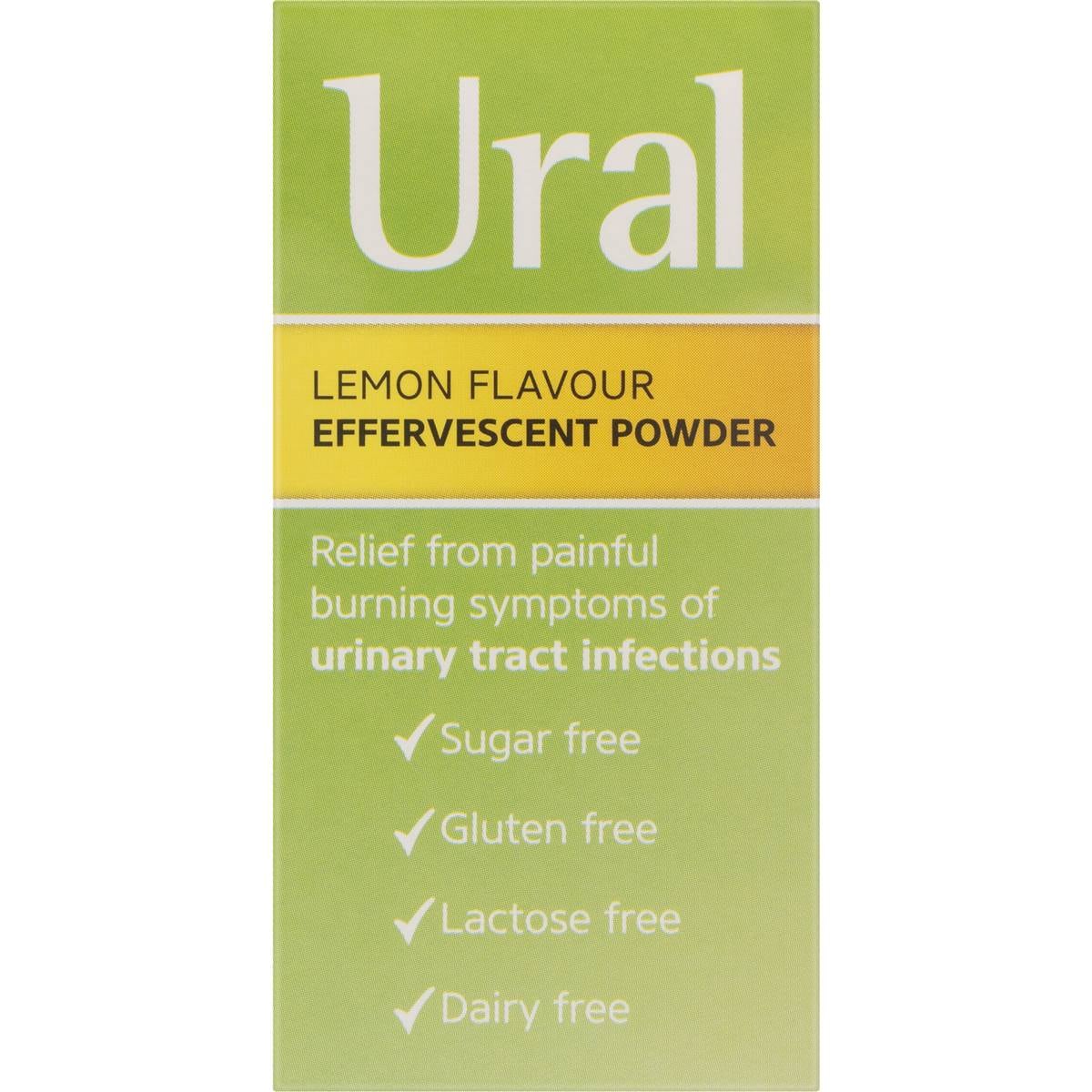 Ural Sachets Effervescent Powder 4g X20 Pack Woolworths