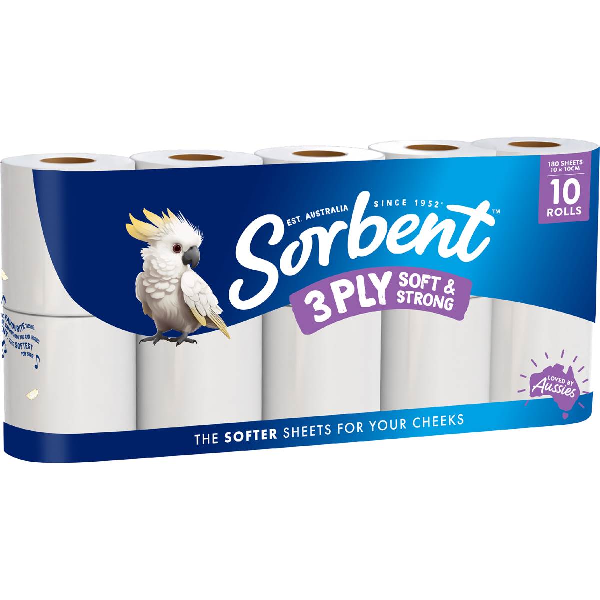 Sorbent Toilet Tissue White 10 Pack Woolworths