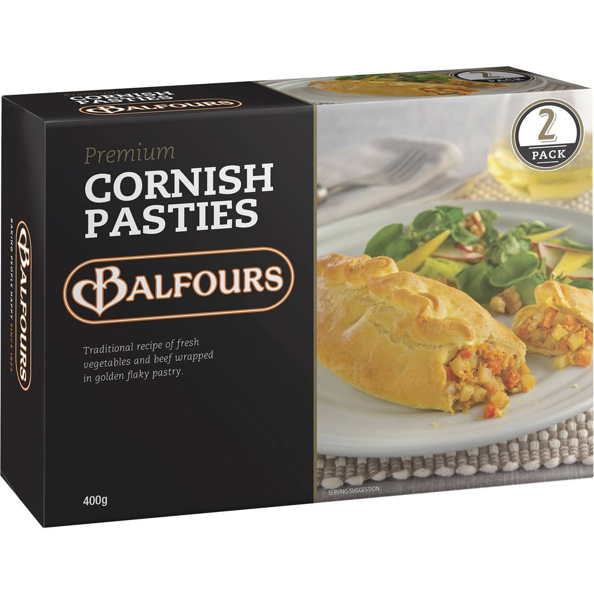 Balfours Cornish Pastie 2 Pack Woolworths